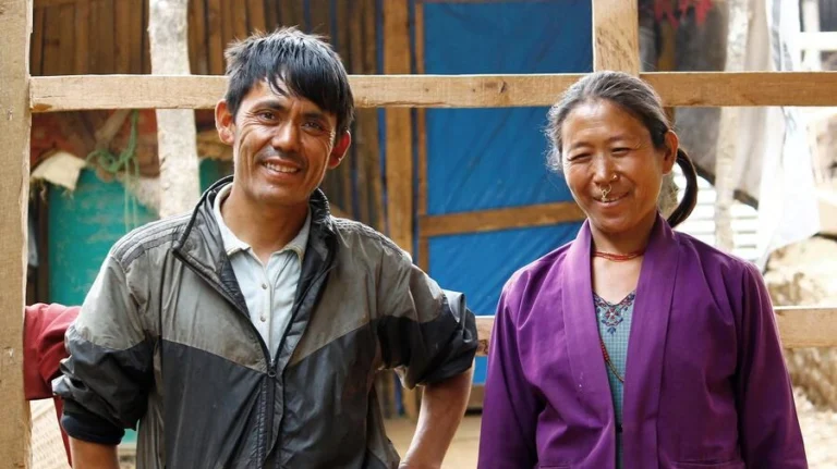 A year after Nepal quake, villagers rebuild from the ruins